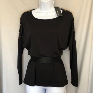 Batwing sleeve blouse